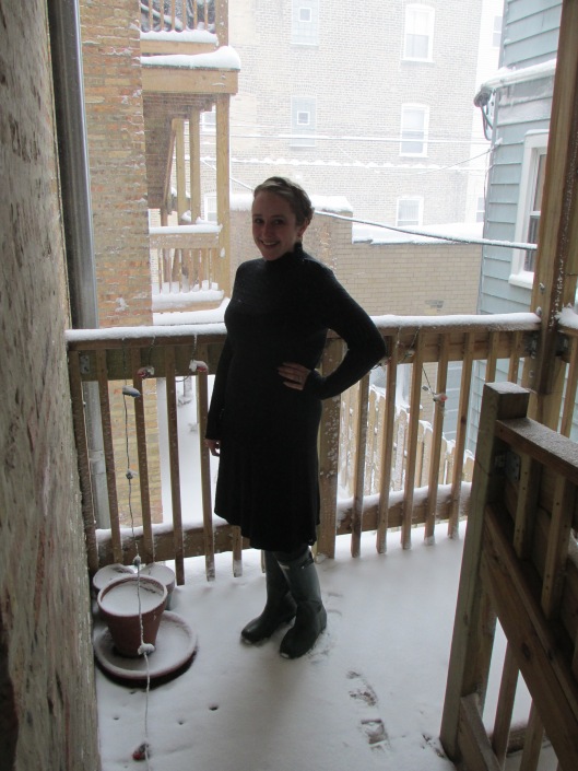 Yes, I wore the green boots to lector in. It was a blizzard and we took CTA.